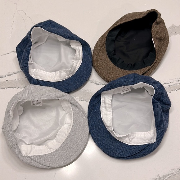 FOUR Baby Boy Tweed Pageboy/Drivers Caps, Size 6-12 months - Picture 5 of 6